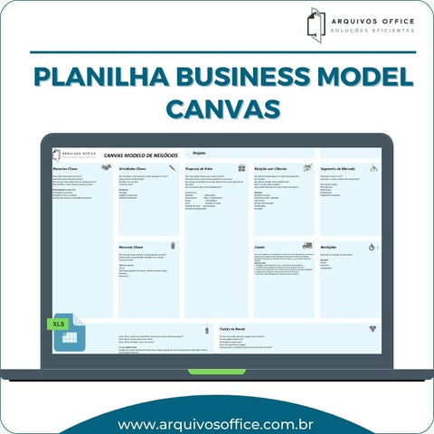 Planilha Canvas Modelo de Negócios em Excel - Arquivos Office